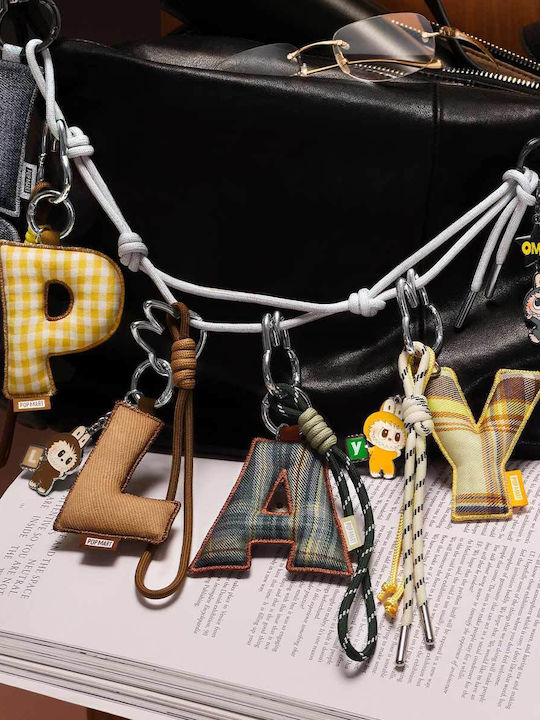 Keychain Pop Mart Monsters Pin Love Series Letter Blind Box A-m 1pc 1 Piece Random Selection