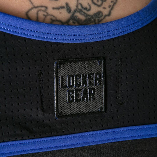 Locker Gear Секси Мъжки Топ Син