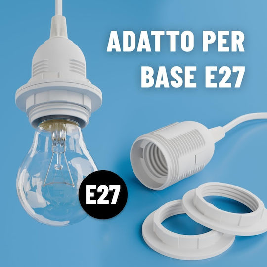 Adaptor de extensie pentru dulie E27 gri