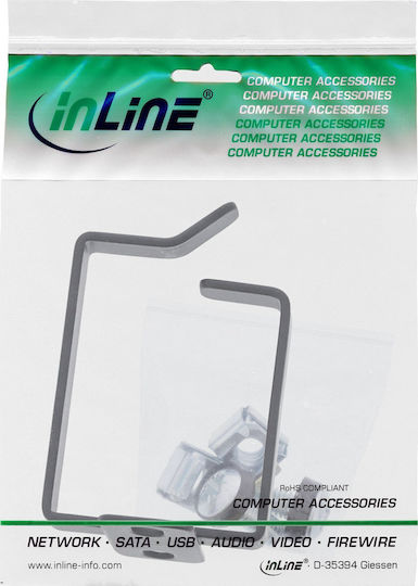 InLine Метален рамо за организиране на кабели 40x50mm Черен