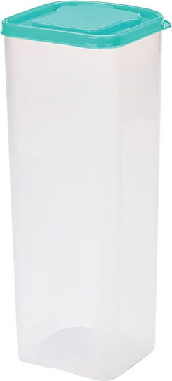 Cutie de pâine cu capac din plastic albastră 34x13x13cm