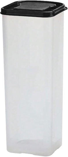 Cutie de pâine cu capac din plastic neagră 34x13x13cm