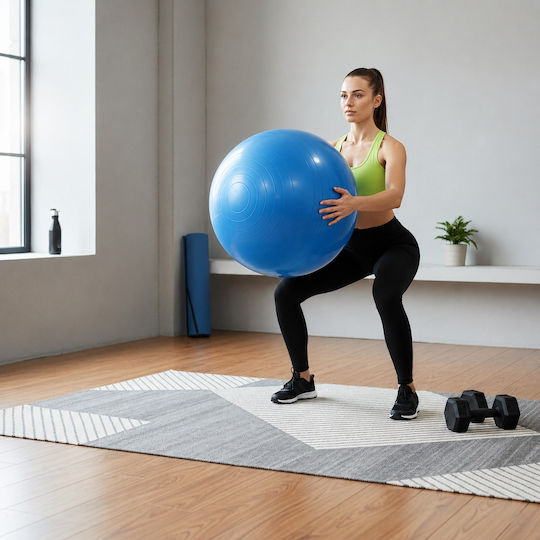 Μπάλα Pilates 0.7kg σε Μπλε Χρώμα