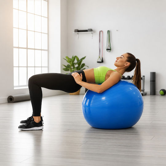 Μπάλα Pilates 0.7kg σε Μπλε Χρώμα