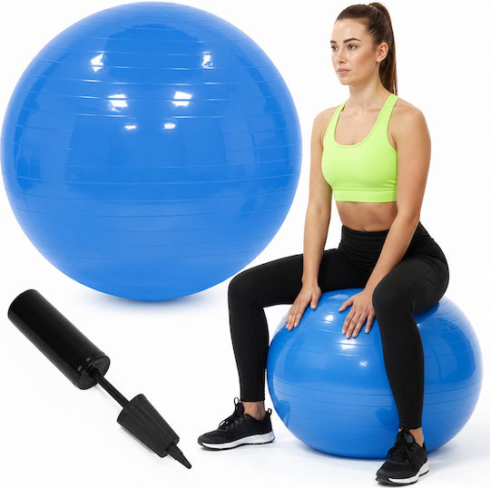 Μπάλα Pilates 0.7kg σε Μπλε Χρώμα