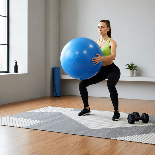 Toning Exercise Ball in Blue Colour