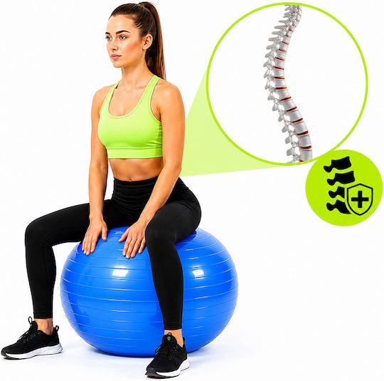 Toning Exercise Ball in Blue Colour