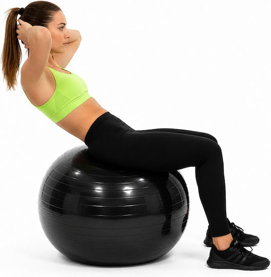 Μπάλα Pilates 1.1kg σε Μαύρο Χρώμα