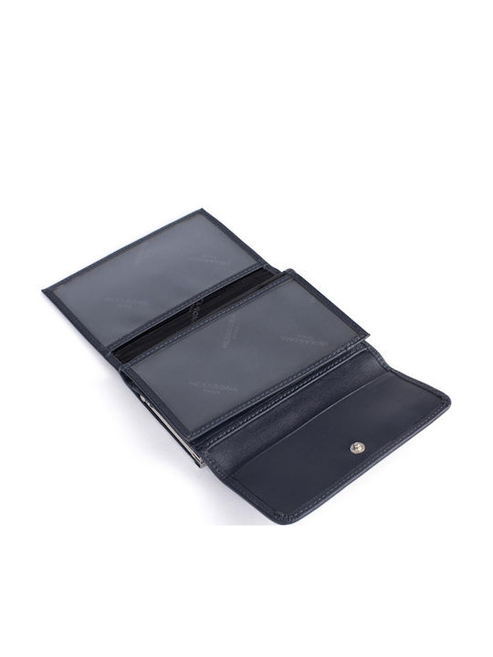 Δερμάτινο Γυναικείο Πορτοφόλι με RFID Μπλε