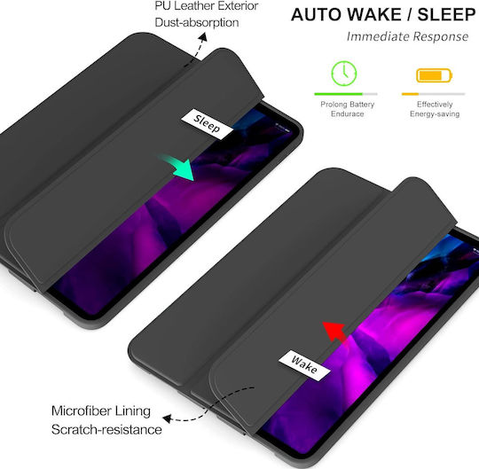Ultra Slim Case Oneplus Pad 4 13.2" 2026 Tpu Silicone Smart Cover Stand Black