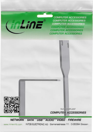 InLine Метален кабелен държач 50x60mm Черен