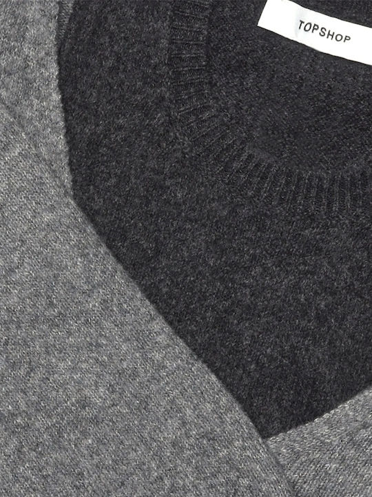 Women's Long Sleeve Cotton Grey Sweater