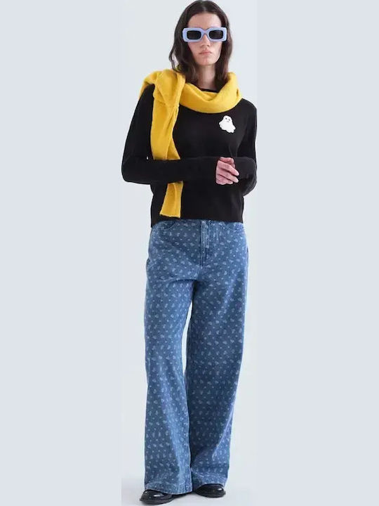 Women's Long Sleeve Sweater Black
