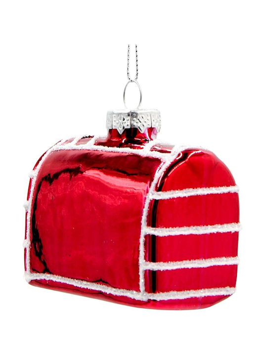 Hanging Glass Ornament 6.5x8cm (Miscellaneous Designs)