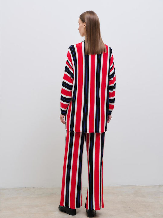 Damenhose Gestreift Rote