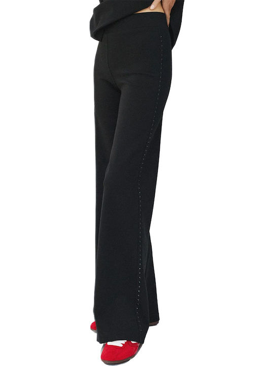 Damenhose in Gerader Schnitt Schwarz