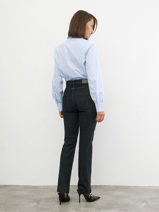 Women's Fabric Trousers Black