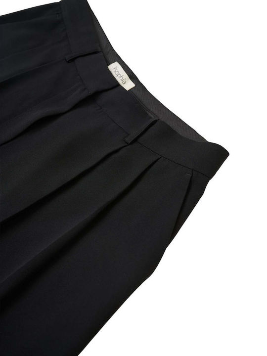 Women's Crepe Trousers Black