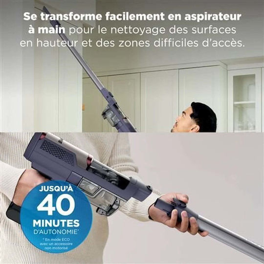 Shark PowerLite Clean & Empty Rechargeable 2 in 1 Stick & Handheld Vacuum Grey