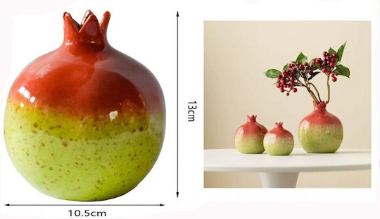 Inart Ceramic Pomegranate Inart Ceramic Pomegranate