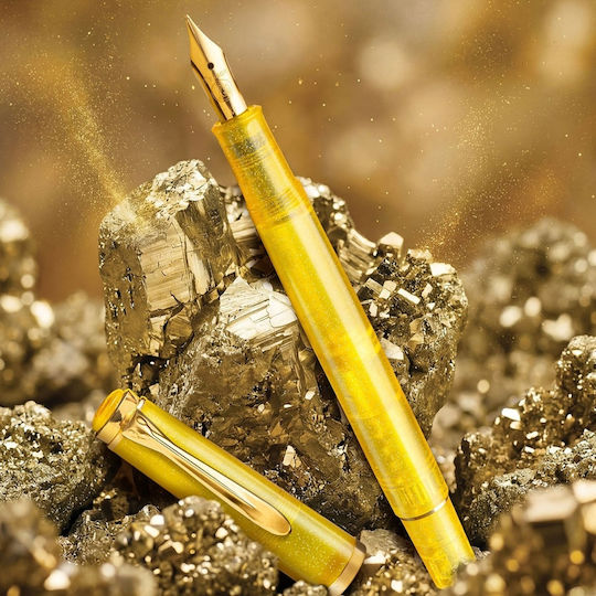 Pelikan Classic M200 Penă De Scris Auriu Din Oțel
