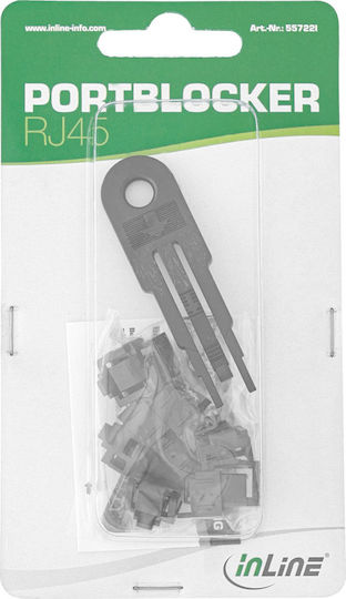 InLine RJ45 Port Blocker 10τμχ