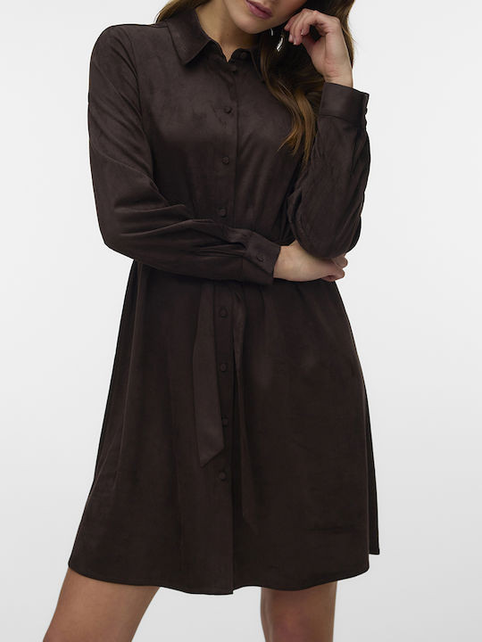 Vero Moda Dress Chocolate Torte Dark Brown