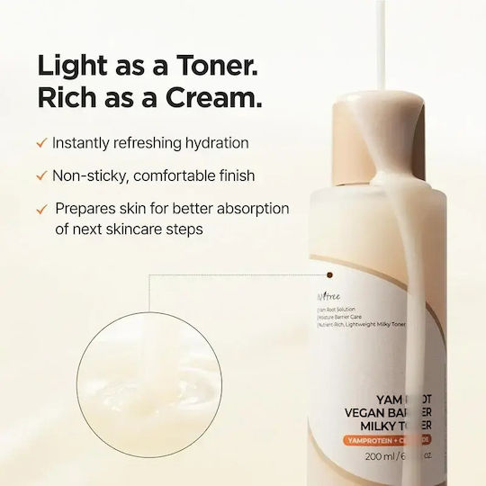 Isntree Milchige Gesichtswasser Toning 200ml