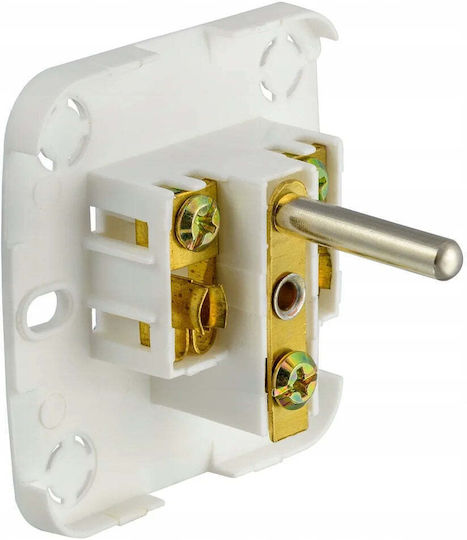 Elektro Plast Single Walled Power Socket White