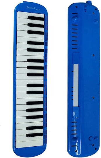 Melodika 32 Tasten Flippy Abs Anfänger 45 X 13 X 7 Cm Inklusive Koffer Bläser Blau