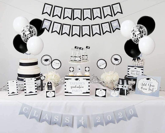 Set 10 Latex Luftballons Schwarz 25cm