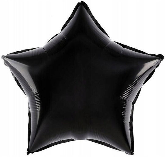 Luftballon Stern Folie Schwarzes 40cm