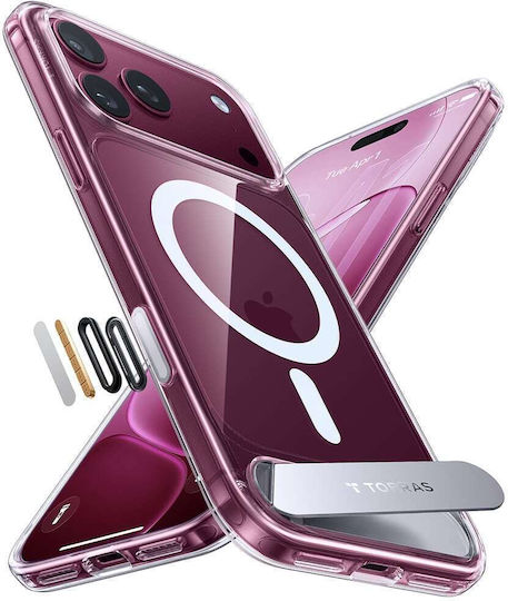 Torras Ostand L1 Guardian Задна Корица 1.5mm Прозрачен iPhone 18 Pro Max / 17 Pro Max