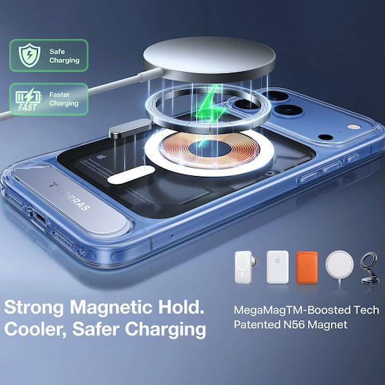 Torras Ostand L1 Guardian Задна Корица 1.5mm Прозрачен iPhone 18 Pro Max / 17 Pro Max