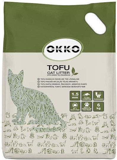Flamingo Άμμος Γάτας Tofu με Άρωμα Green Tea 6kg