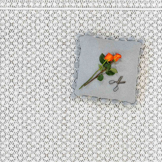 Ezzo Cottone E751a3u Правоъгълен Килим Тъмно Бежов 200x250cm