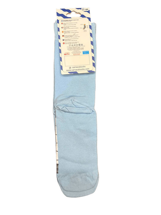 Carnaval Socks Ανδρικές Κάλτσες Γαλάζιες Carnaval Socks Ανδρικές Κάλτσες Γαλάζιες