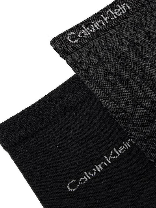 Calvin Klein Șosete pentru femei Black 2Pack