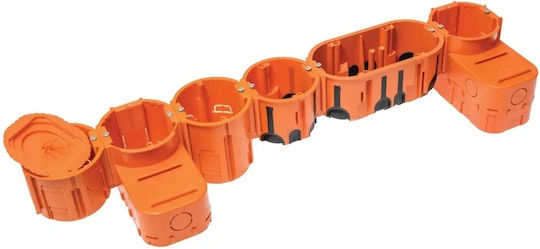 PAWBOL Eingebautes Anschlussdose Verzweigung IP30 in Orangen Farbe