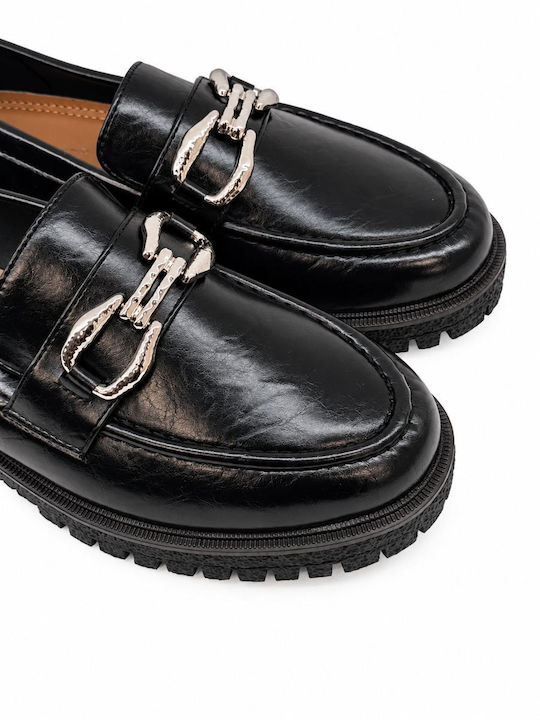 Women's Loafers In Black Colour