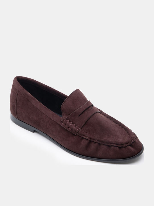 Γυναικεία Loafers σε Καφέ Χρώμα