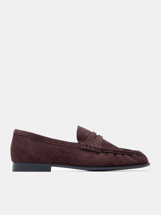 Γυναικεία Loafers σε Καφέ Χρώμα