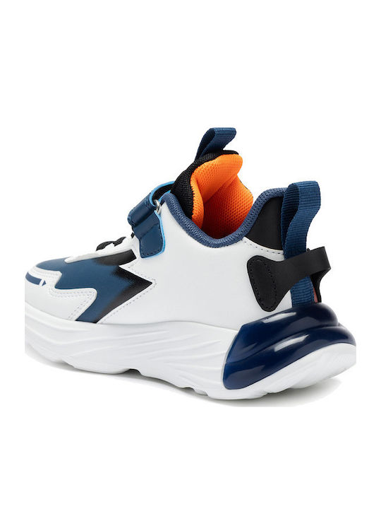 Παιδικά Sneakers με Σκρατς & Φωτάκια Μπλε