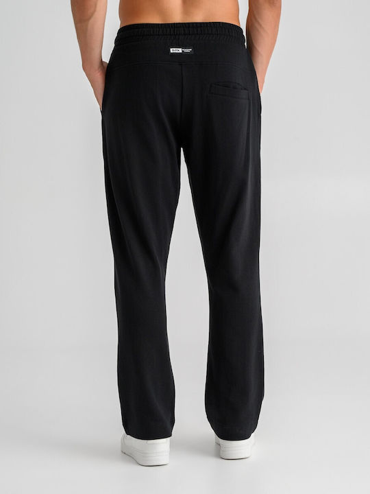 Sweatpants with Elastic Black