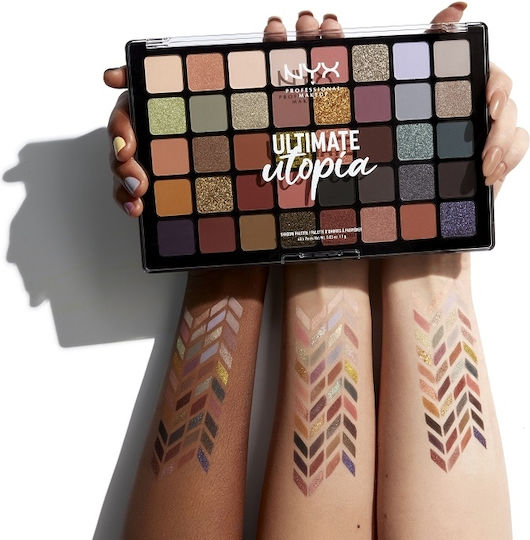 NYX Professional Makeup Ultimate Eye Shadow Palette in Solid Form Utopia 40gr