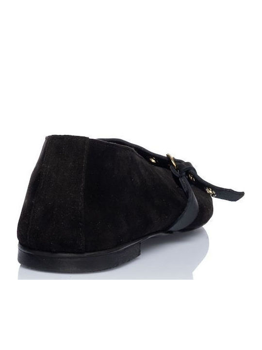 Mei Mei J Damen Ballerinas Schwarz