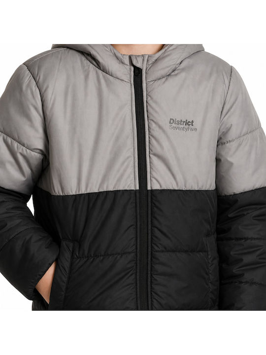 Kids Sweatshirt With Hood And Pockets Black