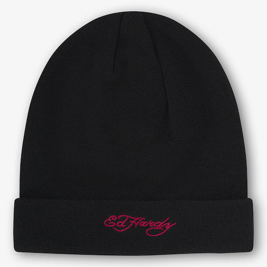 Beanie Unisex Knitted Beanie in Black Colour