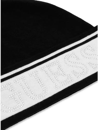 Unisex Stirnband Strick in Schwarz