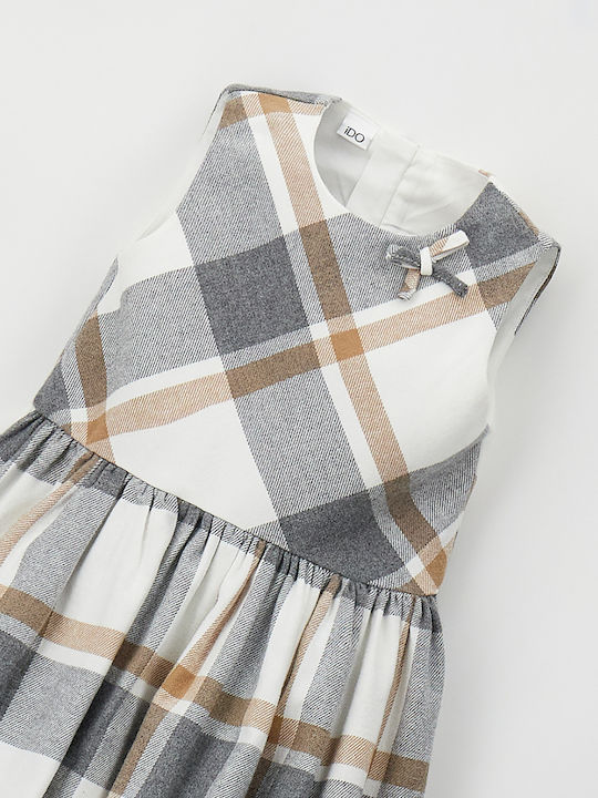 Kinderkleid Ärmellos Grau